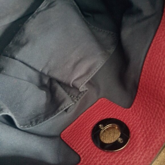 Marc Jacobs Vintage Red Leather Suede Bucket Bag - Picture 9 of 11